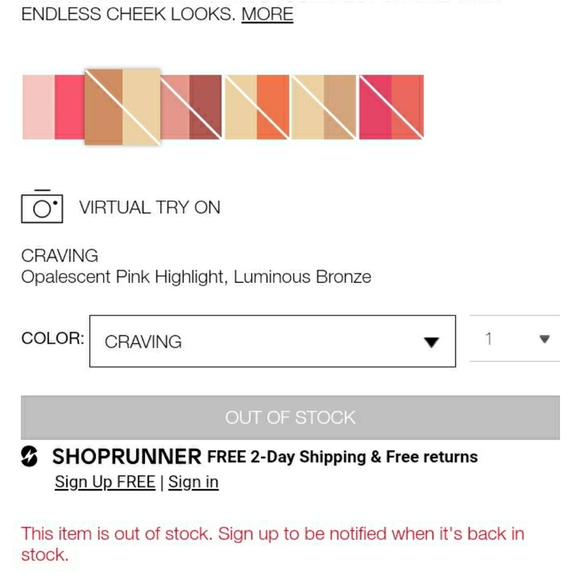 NARS ❣ XL Dual Intensity Versatile Blush: Craving - Picture 5 of 11